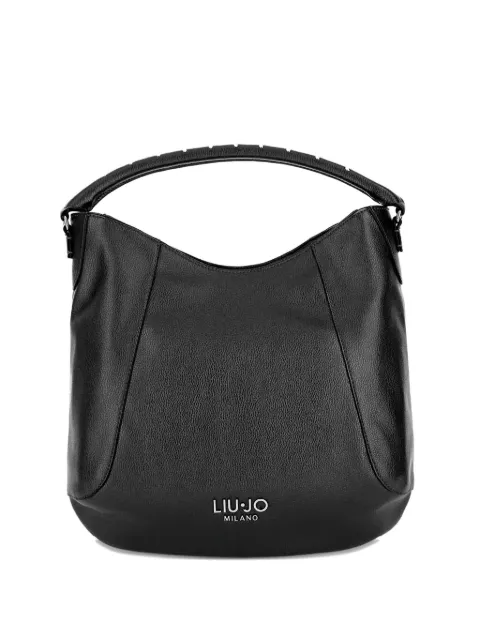 LIU JO curved-handle satchel Black AF5053E005822222
