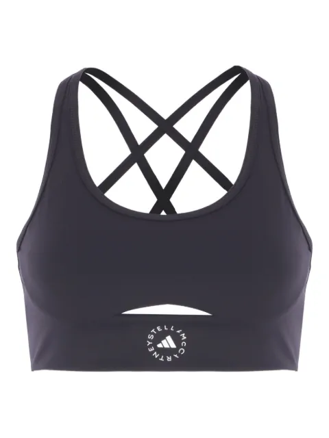 adidas by Stella McCartney cross-back sports bra Black JW1997