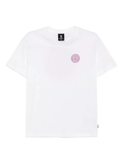 FINGERCROXX logo-patch T-shirt White FFXTEW00995X