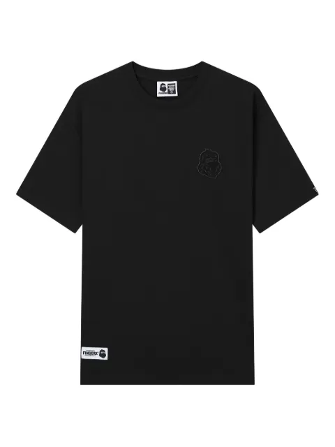 FINGERCROXX embroidered-logo T-shirt Black FFXTEM00840X