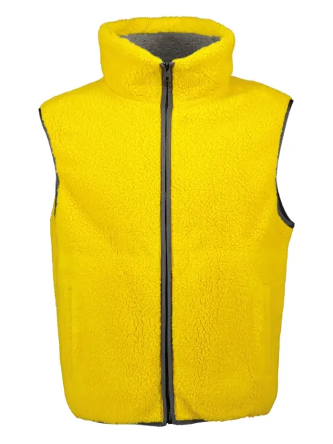 Givenchy fleece zip-up gilet Yellow BM01DY3196