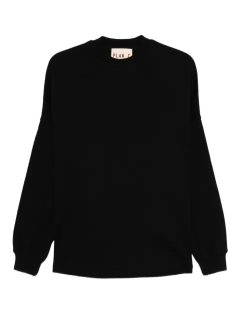 Plan C crew-neck sweater Black FLCJG05KS0TF013