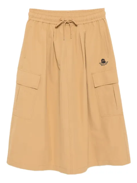 FINGERCROXX logo-embroidered shorts Neutrals FFXSKW00968X