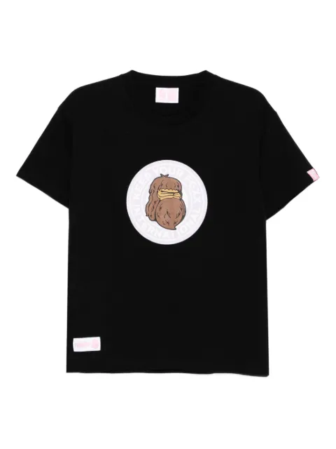FINGERCROXX logo-print T-shirt Black FFXTEW00862X