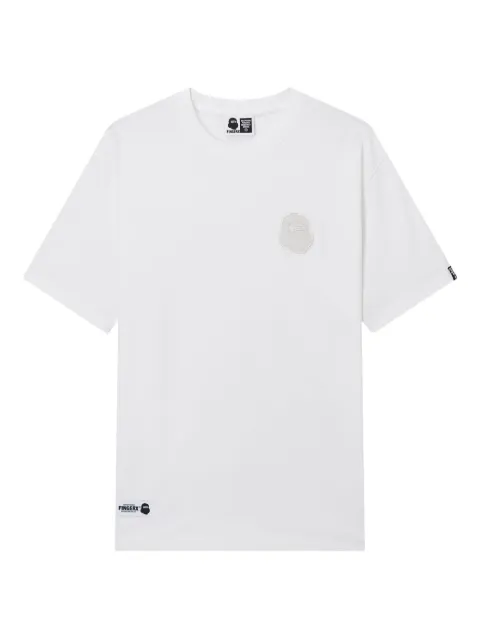 FINGERCROXX embroidered-logo T-shirt White FFXTEM00840X