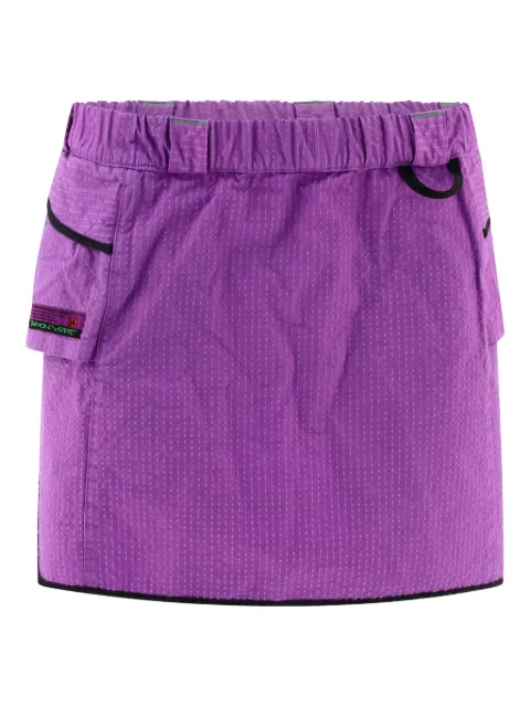 Rayon Vert elasticated-waistband mini skirt Purple RVS3SK22COBRAPURPLE