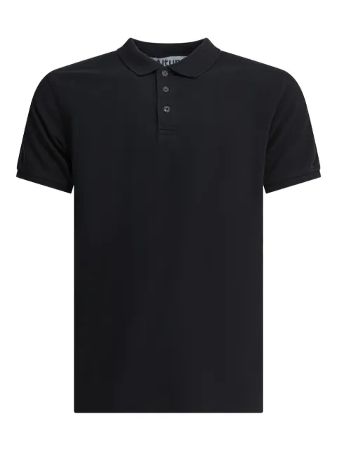 ALTUM short-sleeve buttoned polo shirt Black POLO02BLACK