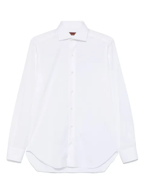Barba long-sleeved button-up shirt White U1350200