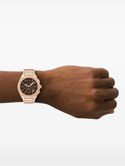 Armani Exchange stainless steel 42mm Brown AX4188