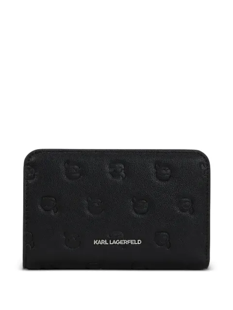 Karl Lagerfeld Ikon Monogram wallet Black A3W320051DE