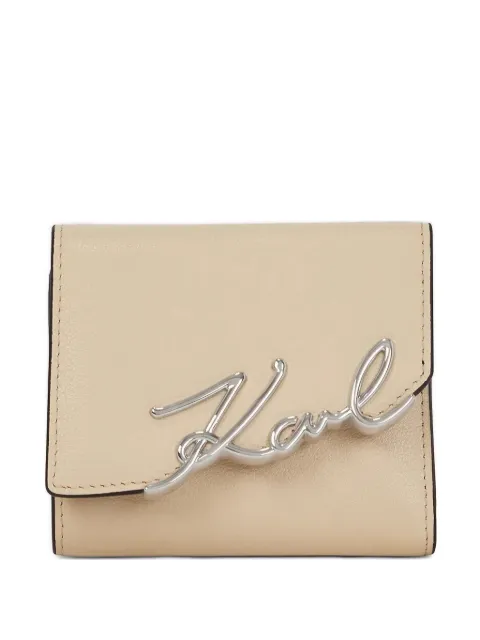 Karl Lagerfeld K/Signature trifold wallet Neutrals A3W320191KX