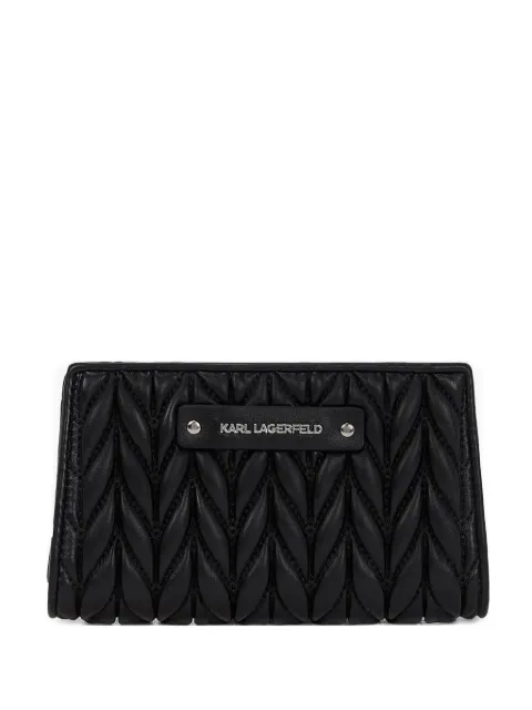 Karl Lagerfeld quilted wallet Black A3W320371AV