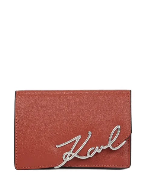 Karl Lagerfeld logo-detail wallet Red A3W320181XW