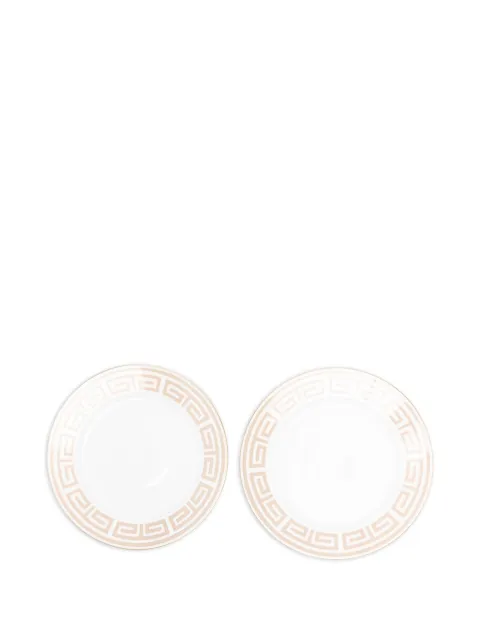 GINORI 1735 Labirinto border plates (28cm) White 004RG00FPT110028