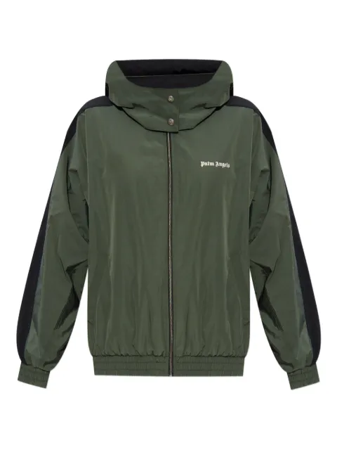 Palm Angels hooded jacket Green PWEB016F25FAB0015710