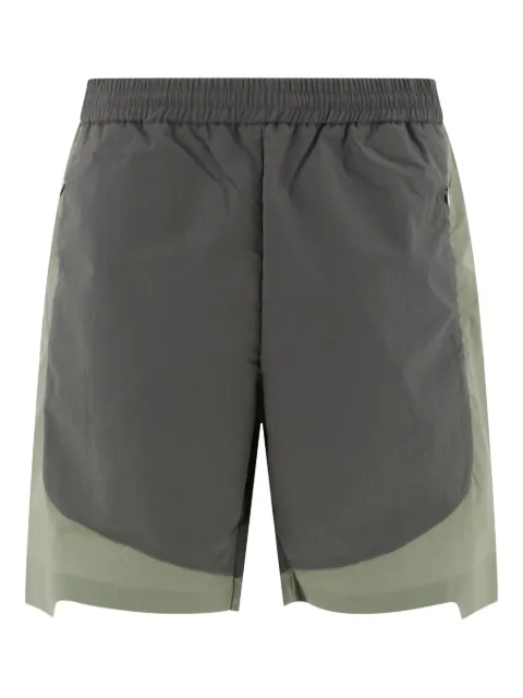 Jean-Luc A. Lavelle panelled elasticated-waist shorts Green JBMW049FA42GRN0020