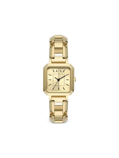Armani Exchange 27mm square-shape watch Gold AX5721