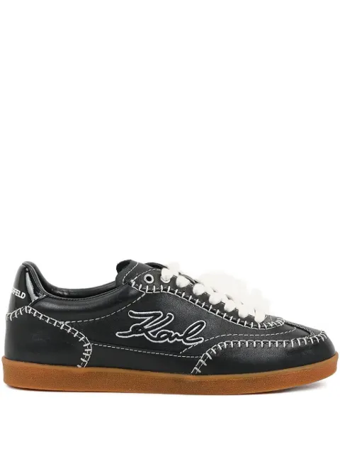 Karl Lagerfeld signature-stitching trainers Black KL63810A000