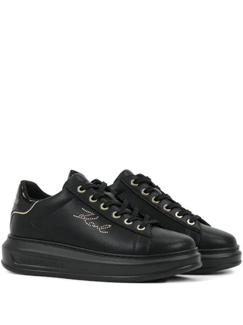 Karl Lagerfeld KAPRI logo-detail platform sneakers Black KL62518