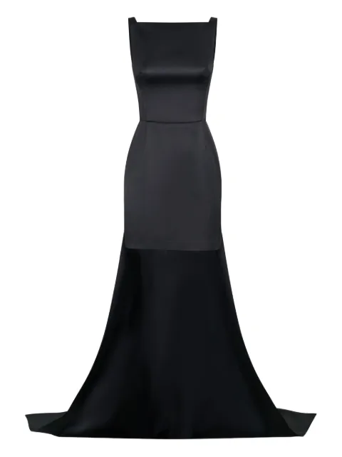 Nicholas Valentina high-low mini dress Black P25D2772TB