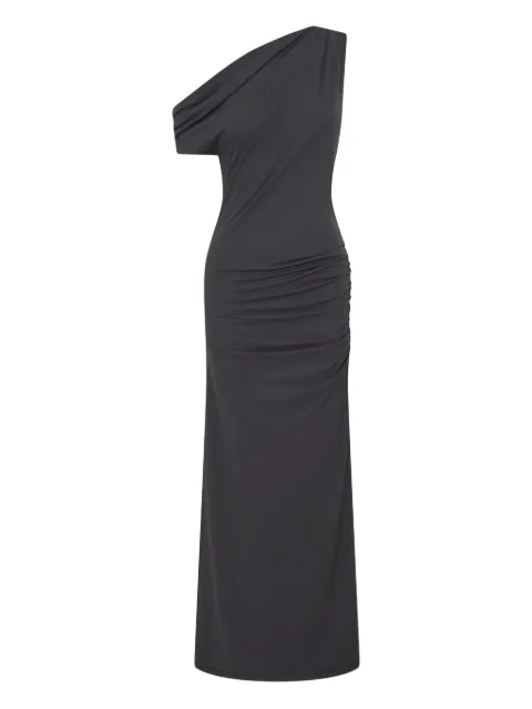 Nicholas one-shoulder maxi dress Black P25D2808PB