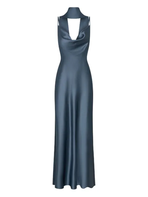 Nicholas cowl-neck maxi dress Blue P25D2806AB