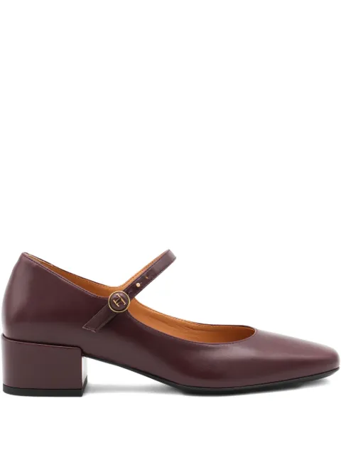 Tod's 35mm Mary Jane block-heel pumps Red XXW33L0IN60BSS