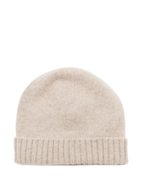 Malo ribbed-knit beanie Neutrals XTT005F1B02E3294