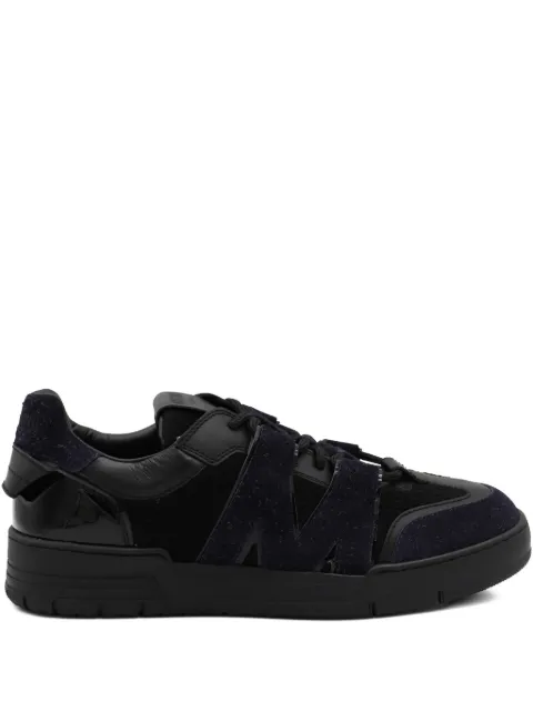 Moschino lace-up suede sneakers Black MB15224G0NGH100A