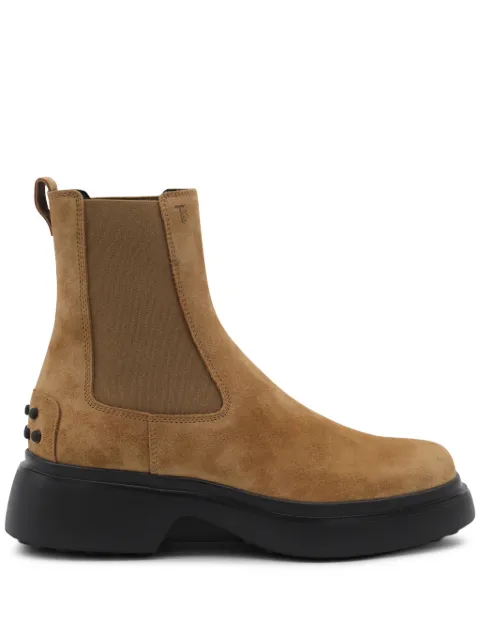 Tod's elastic-panel chelsea boots Neutrals XXW74L0JK20RE0