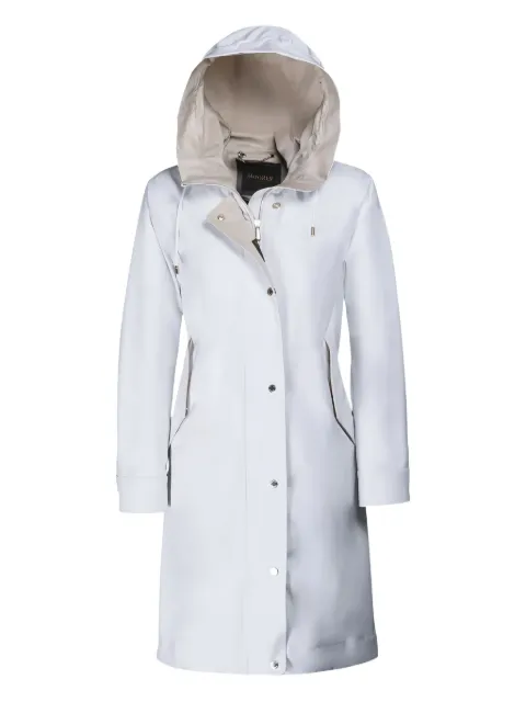 Moorer Molly hooded coat White MODPA100741MOLLYADBV2057
