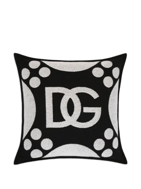 Dolce & Gabbana logo-detailed cushion Black TCE008TCAN2
