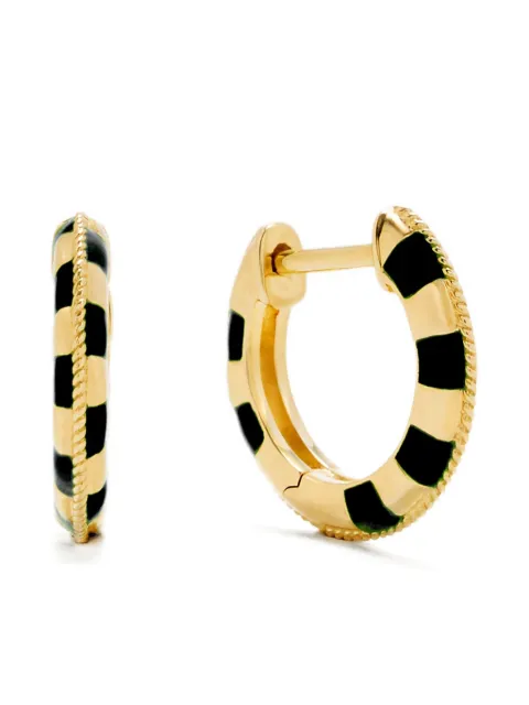 Yvonne Léon 9CT yellow gold hoop earrings Gold PNANOCREOLDAMIERNOIROJ