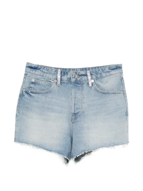 Alexander Wang five-pocket belt-loop shorts Blue 4DC1264957