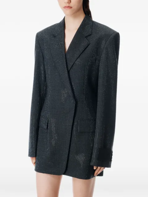 Alexander Wang embellished blazer mini dress Grey 1WC1266880