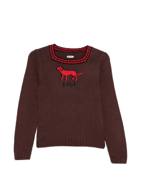 BODE Lapdog sweater Brown WRS26KT008