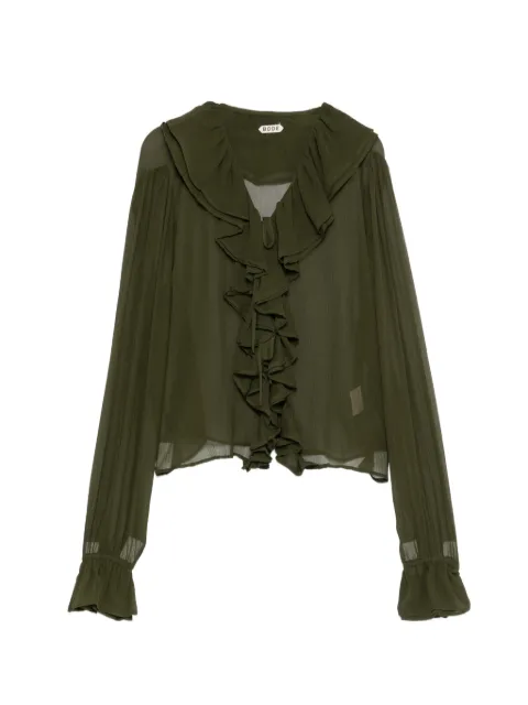 BODE Flounce blouse Green WRC99SH001