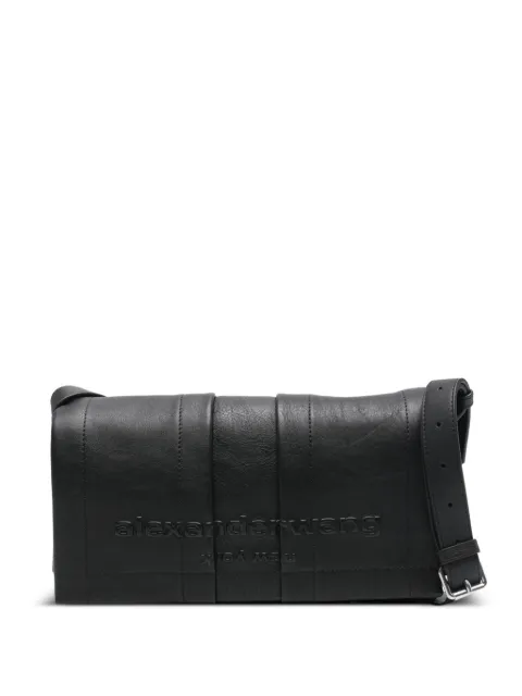 Alexander Wang Pack medium flap crossbody bag Black 20126X36L