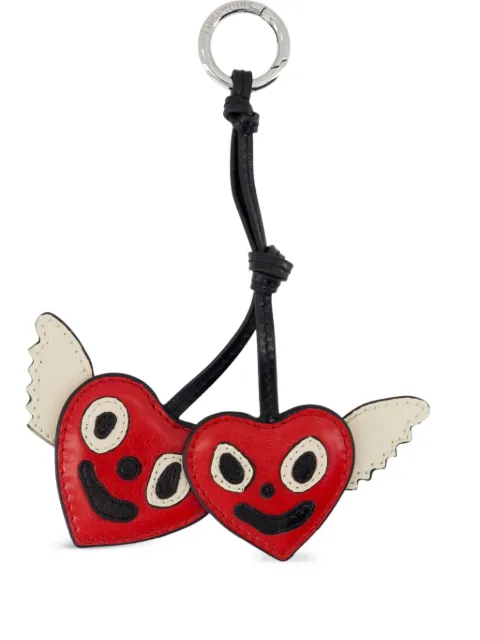 Zadig&Voltaire winged-hearts keychain Red LWOG02275648