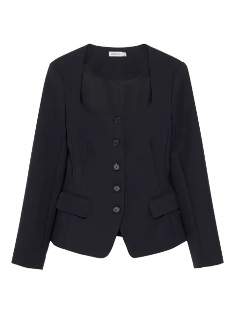 SIMKHAI square-neck buttoned jacket Black 4256099P