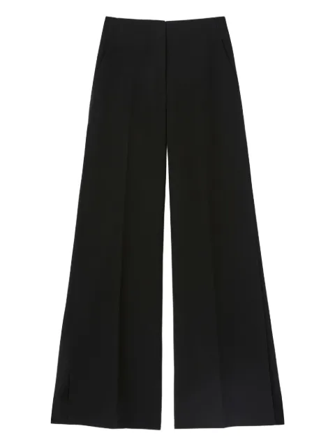 Lafayette 148 pressed-pleat trousers Black MPD87R6147