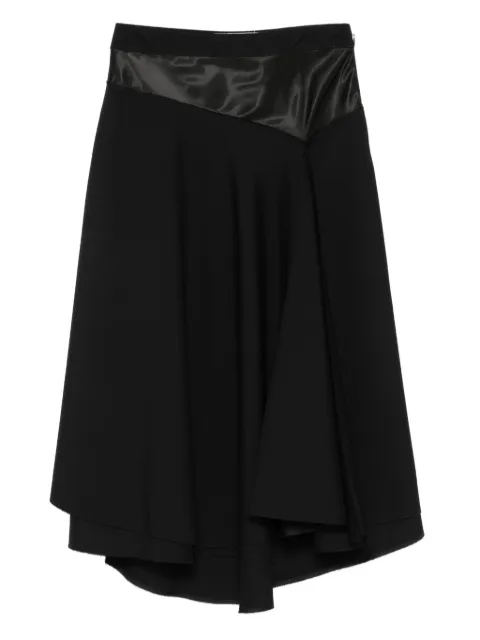 Marni satin-panel midi skirt Black GOMA0770Q0TW839