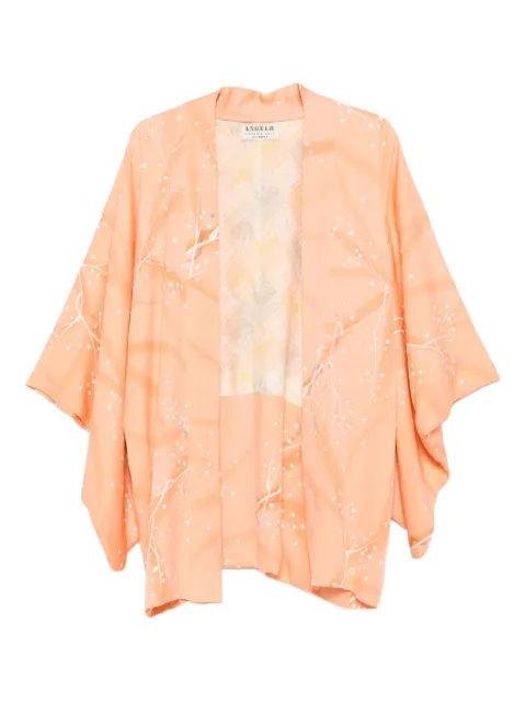 A.N.G.E.L.O. Vintage Cult 1980s silk floral jacket Orange AN480NQ