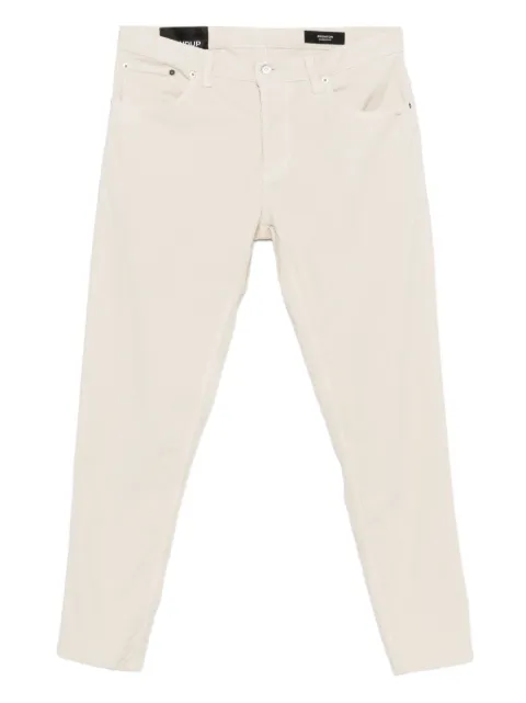 DONDUP cotton twill trousers Neutrals UP434VS0028UPT0