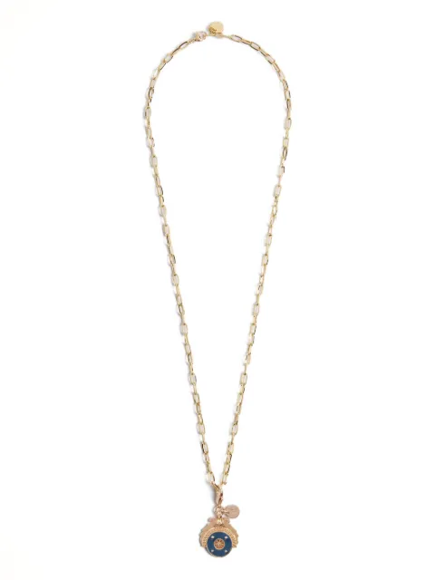 La DoubleJ medallion charm pendant Gold CHM0009BRA003SOLIDBU03