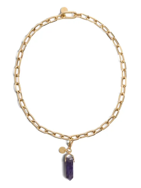 La DoubleJ amethyst obelisk charm Gold CHM0017BRA003AME01YE05