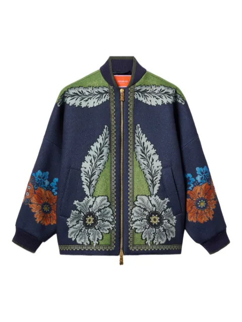 La DoubleJ Brooklyn bomber jacket Blue JAC0151PLA003BOU01BU06