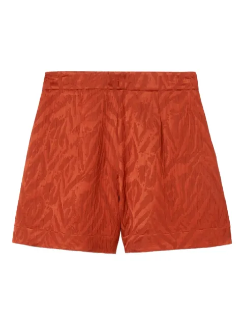 La DoubleJ animal-print shorts Red TRO0010JCQ118ANI02OR04