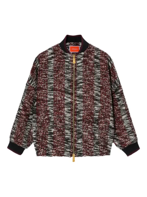La DoubleJ long-sleeve bomber jacket Black JAC0128WOL030VA386RE07