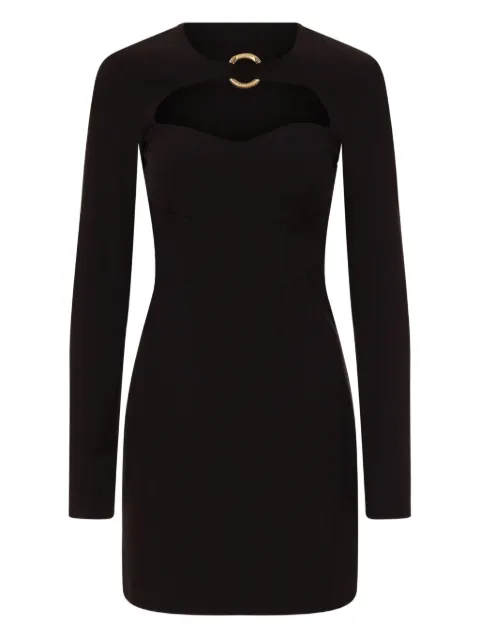 Just Cavalli ring-detail mini dress Black 79PAO913N0626